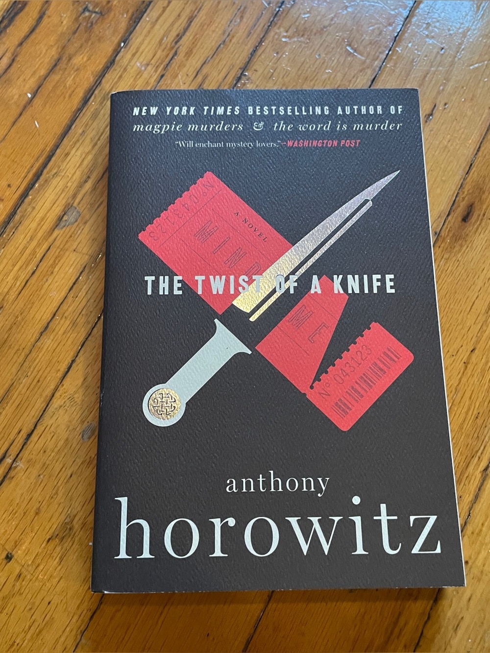 The Twist of a Knife by Anthony Horowitz Mystery Novel